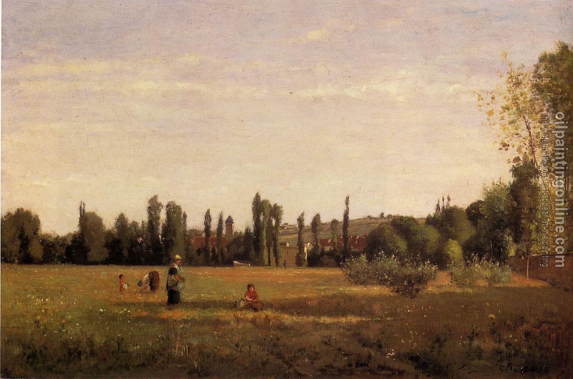 Pissarro, Camille - La Varenne-Saint-Hilaire, View from Champigny
